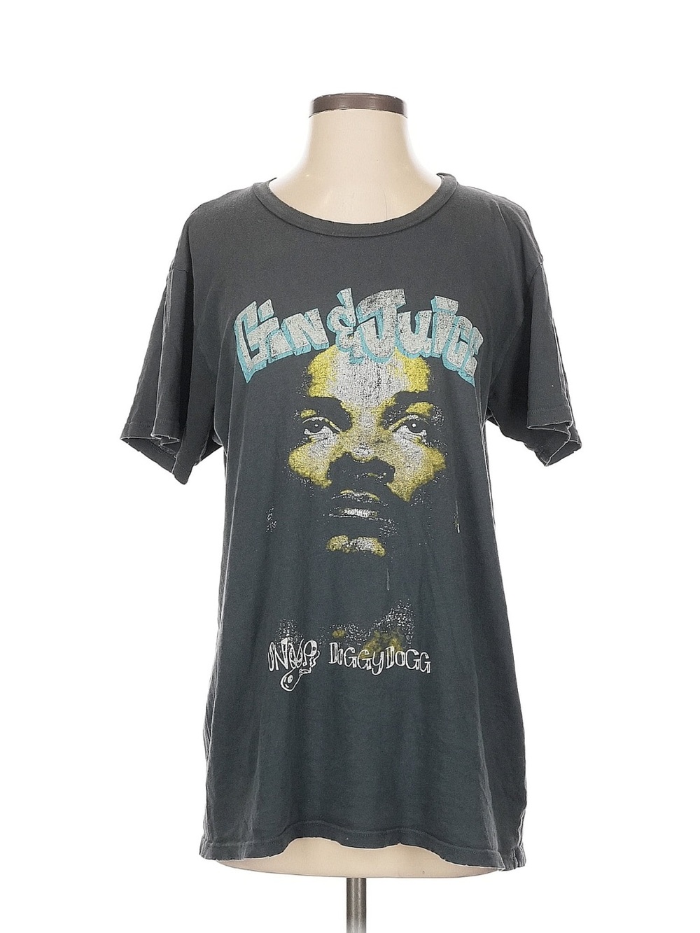 Daydreamer LA Snoop Dogg Gin & Juice Tee Washed Black Size M